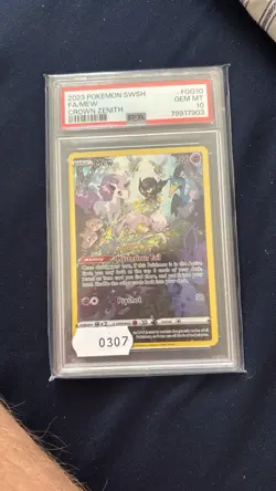 Pokemon Mew GG10/GG70 Sword & Shield PSA 10 - Image 1