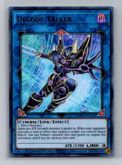 Decode Talker DUPO-EN106 Ultra Rare Duel Power Yu-Gi-Oh Limited Near Mint - Image 1