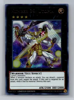 Number 39: Utopia DUPO-EN104 Ultra Rare Duel Power Yu-Gi-Oh Limited Near Mint - Image 1