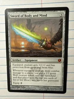 Sword of Body and Mind Scars of Mirrodin MTG NM Magic: The Gathering - Image 1