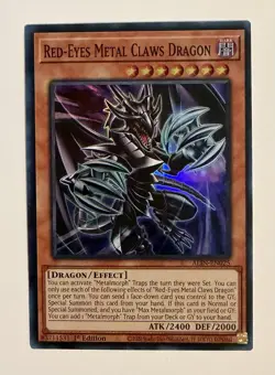 Yugioh Red-Eyes Metal Claws Dragon ALIN-EN025 Super Rare 1st Edition NM - Image 1