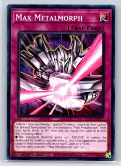 Max Metalmorph ROTA-EN071 Rage of the Abyss Yu-Gi-Oh 1st Edition LP - Image 1