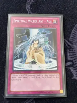 Yu-Gi-Oh! - Spiritual Water Art - Aoi - SDRE-EN037 - Common - English - Image 1