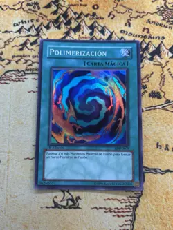Yugioh Polymerization LOB-059 LDD-S059 Super Rare 1st Edition Spanish - Image 1