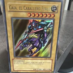 Yu-Gi-Oh Gaia, El Caballero Feroz LOB-006 1st Ed Spanish ver. Espanol ver. - Image 1