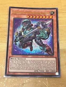 Yugioh Asian English BPRO-AES06 Berserkion the Electromagna Warrior Ultra rare - Image 1
