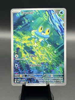 2026 Pokemon Froakie 088/086 IR Mega Evolution Chaos Rising Illustration Rare - Image 1