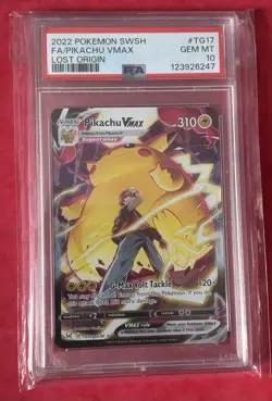 Pokemon Pikachu VMAX TG17/TG30 Trainer Gallery Lost Origin PSA 10 Gem Mint - Image 1