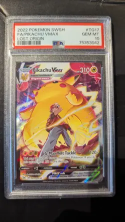 Pikachu VMAX TG17/TG30 UR - Lost Origin - Pokemon English - PSA 10 - Image 1