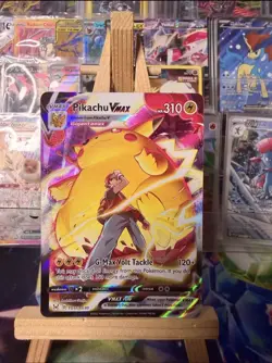 Pokemon Cards Pikachu VMAX TG17/TG30 Lost Origin Trainer Gallery Holo NM - Image 1