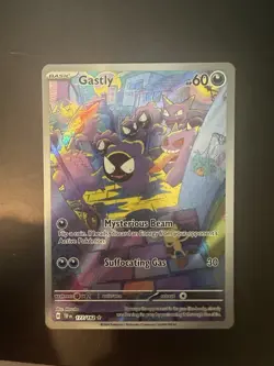Pokemon TCG Gastly 177/162 Temporal Forces Holo Illustration Rare Card - Image 2