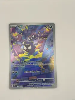Pokemon TCG Gastly Temporal Forces Illustration Rare Card 177/162 - Image 1