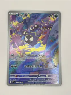 Pokemon TCG Gastly Temporal Forces Illustration Rare Card 177/162 - Image 2