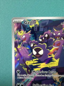 Pokemon TCG Gastly Temporal Forces Illustration Rare Card 177/162 - Image 2