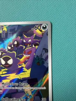Pokemon TCG Gastly Temporal Forces Illustration Rare Card 177/162 - Image 3