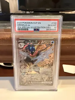 PSA 10 Kingdra #131 SVP & Greninja #132 SVP Sequential Set Gem Mint Pokemon TCG - Image 2