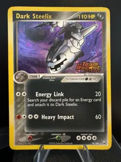 Pokemon TCG Dark Steelix 10/109 Stamped Ex Team Rocket Returns Reverse Holo Rare - Image 1