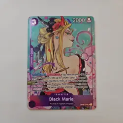 Black Maria OP08-074 Full Art - One Piece TCG Illustration Box Vol. 1 Foil Promo - Image 1