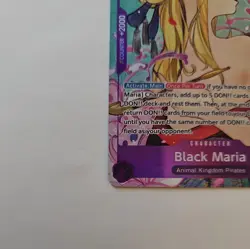 Black Maria OP08-074 Full Art - One Piece TCG Illustration Box Vol. 1 Foil Promo - Image 4