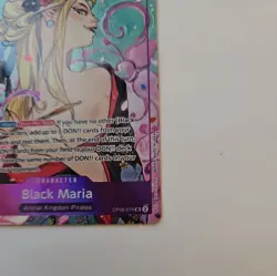 Black Maria OP08-074 Full Art - One Piece TCG Illustration Box Vol. 1 Foil Promo - Image 5