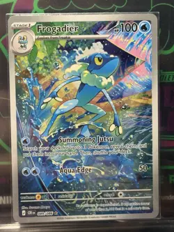 Nintendo Pokemon TCG Frogadier 089/086 Chaos Rising Holo Rare ENG 100 HP - Image 1