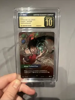 League Of Legends. Riftbound Origins. Ahri 303/298. CGC Pristine 10 Graded. - Image 1