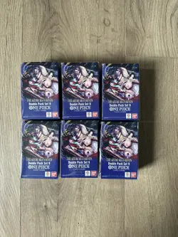 OP-14 The Azure Sea’s Seven - Double Pack Set 9 DP09 - English - Sealed x6 - Image 1