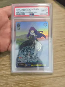 PSA 10 Weiss Schwarz Signed Frieren Beyond Journey's End SFN/S108-073SSP Fern - Image 1
