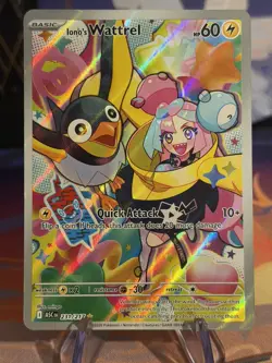 Ionos Wattrel 231/217 Ascended Heroes Illustration Rare Pokemon Card NM - Image 1