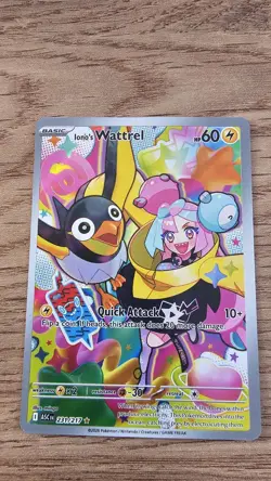 Ionos Wattrel 231/217 Ascended Heroes Illustration Rare Pokemon Card NM - Image 1