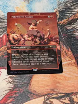 MTG Foil Aggravated Assault Secret Lair Frank Frazetta Summer 2025 - Image 1