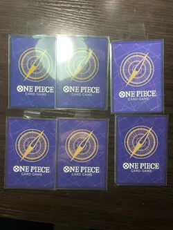 One Piece TCG Proxy Cards Lot x6 Manga Rare Luffy Zoro Ace Mihawk Sanji Sabo - Image 2