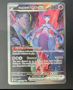 Pokemon Team Rocket's Mewtwo ex 231/182 Destined Rivals Pokemon Holo NM - Image 1