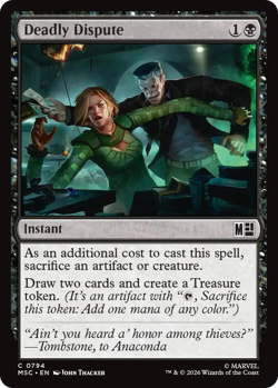 Deadly Dispute - Commander: Marvel Super Heroes (MSC)(Foil) - Image 1