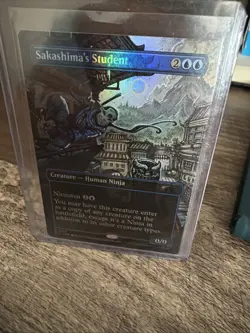 Foil Sakashima's Student TMNT Secret Lair MTG – Kevin Eastman Art – Pack Fresh - Image 1