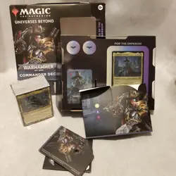 Magic Gathering MTG Warhammer 40k Forces of the Imperium Commander Deck OPEN BOX - Image 1
