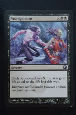Magic The Gathering MTG EXSANGUINATE Scars of Mirrodin LP Lightly Played - Image 1