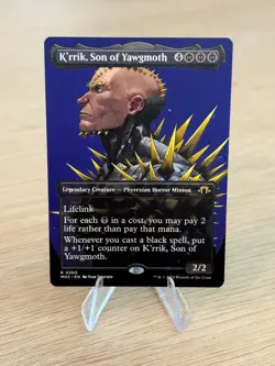 MTG - K'rrik, Son of Yawgmoth - Modern Horizons 3 - Regular Borderless Showcase - Image 1