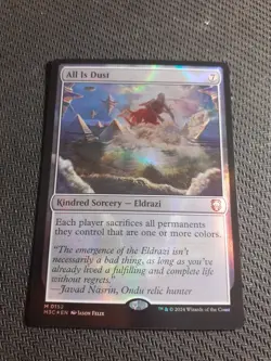 All Is Dust Ripple Foil - M3C 0152 NM - MTG Magic - Image 1