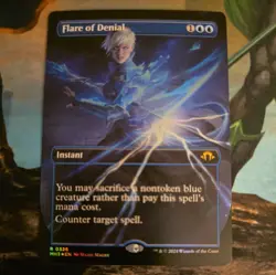 Flare Of Denial Borderless Foil MH3 MTG Magic The Gathering - Image 1
