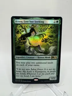 Azusa, Lost but Seeking Core Set 2021 Foil - Image 1