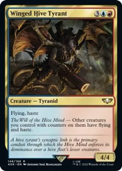 NM - Winged Hive Tyrant [40K - 148] Universes Beyond: Warhammer 40,000 - Image 1