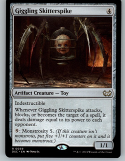 Giggling Skitterspike Commander: Duskmourn: House of Horror Regular - Image 1