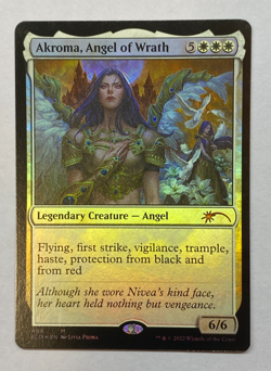 MTG - Secret Lair - Livia Prima - Akroma, Angel of Wrath - FOIL - NM - Image 1