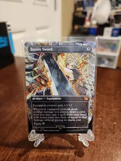 MTG Buster Sword (Borderless) Non-foil - FINAL FANTASY - Image 1