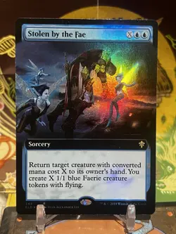 MTG | Stolen by the Fae (Extended Art) [Throne of Eldraine] ✨FOIL✨ - Image 1