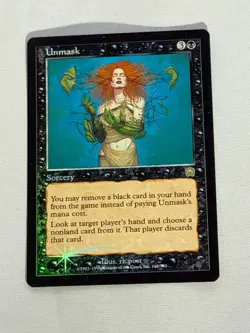 MTG FOIL Unmask Mercadian Masques Magic the Gathering - Image 1