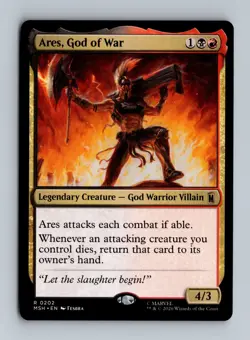 Ares, God of War 0202 (R) MTG Marvel Super Heroes (MSH) - Image 1