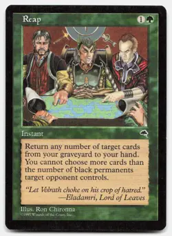Reap 247 Uncommon Tempest Magic: The Gathering Near Mint - Image 1