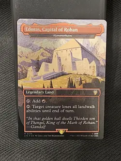 Edoras, Capital of Rohan (Borderless) LOTR : Tales of Middle-Earth Foil - Image 1